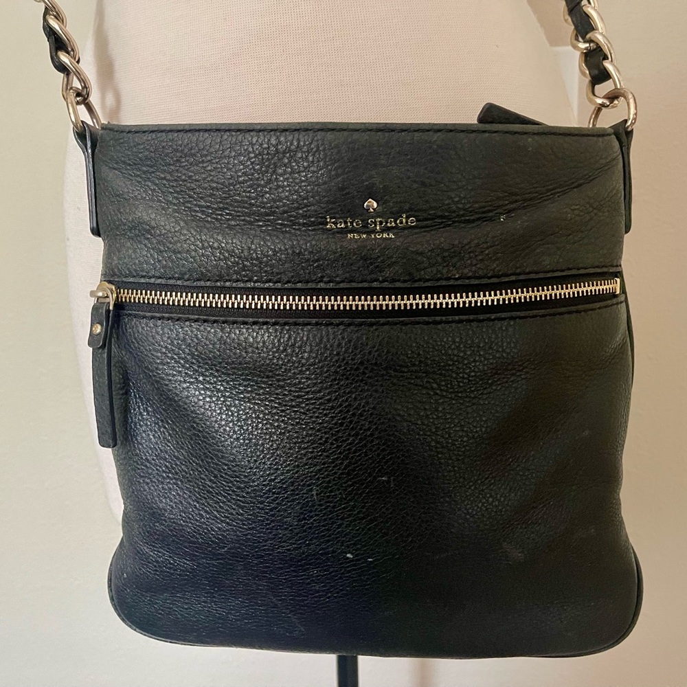 Kate Spade Black Cobble Hill Ellen Leather Crossbody Bag
